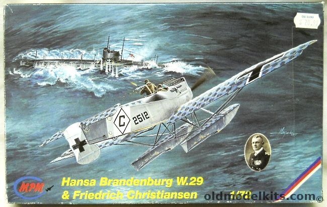 MPM 1/72 Hansa Brandenburg W-29 Of Friedrich Christiansen - (W.29), 72058 plastic model kit